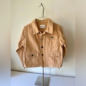 The New Society Shacket Jacket,‎ Front Pockets, Size 6y, EUC